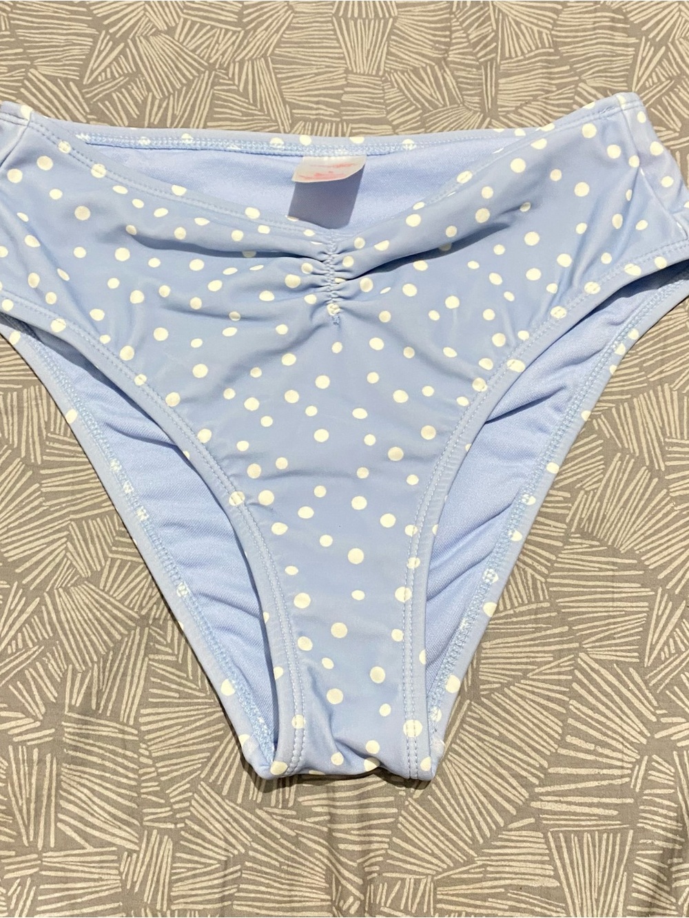 Xhilaration Light Blue Polka Dot Bikini Bottoms